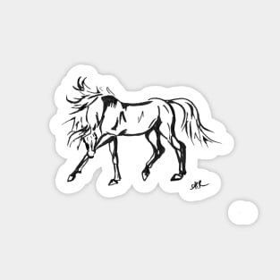 Dancing Horse Sticker